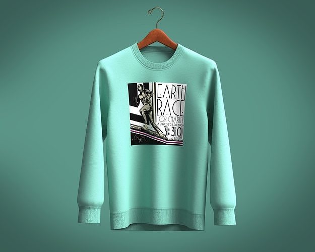 Sweatshirt-EARTH RACE 3D model
