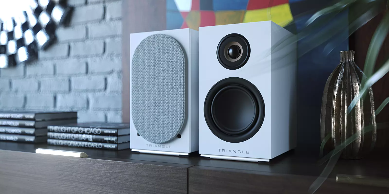 Audio speakers Triangle AIO Twin 3D model_0