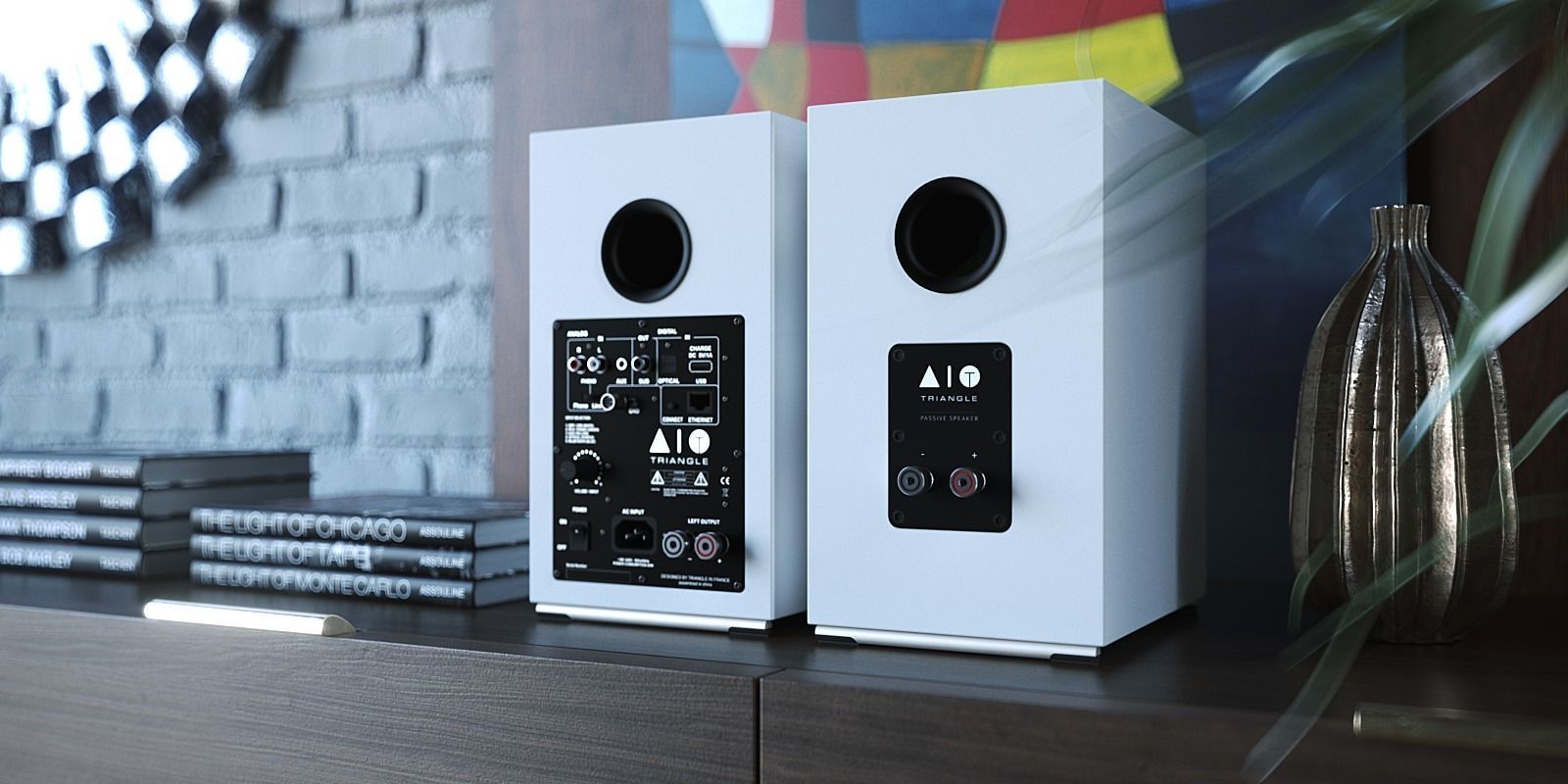Audio speakers Triangle AIO Twin 3D model_1