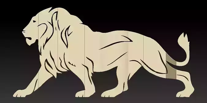 LION and TIGER TEXT FLIP and SEAL