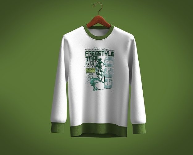 Sweatshirt-FREESTYLE TRAIL 3D model