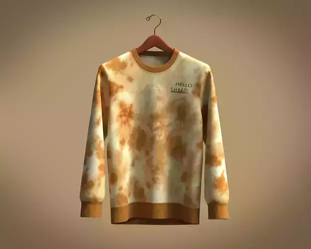 Sweatshirt-Hello sweater on hanger