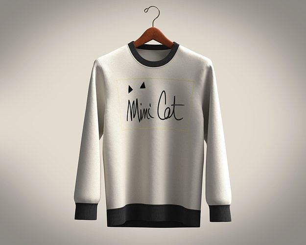 Sweatshirt-MLIMI CAT 3D model
