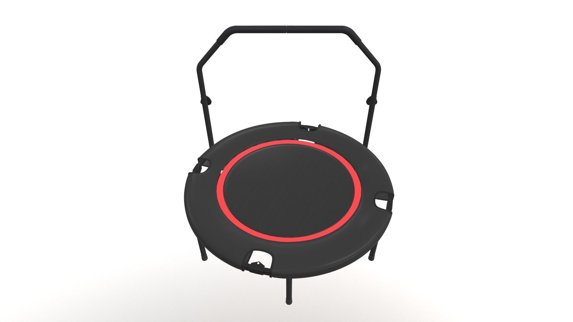 Mini Trampoline Foldable 3D model_9