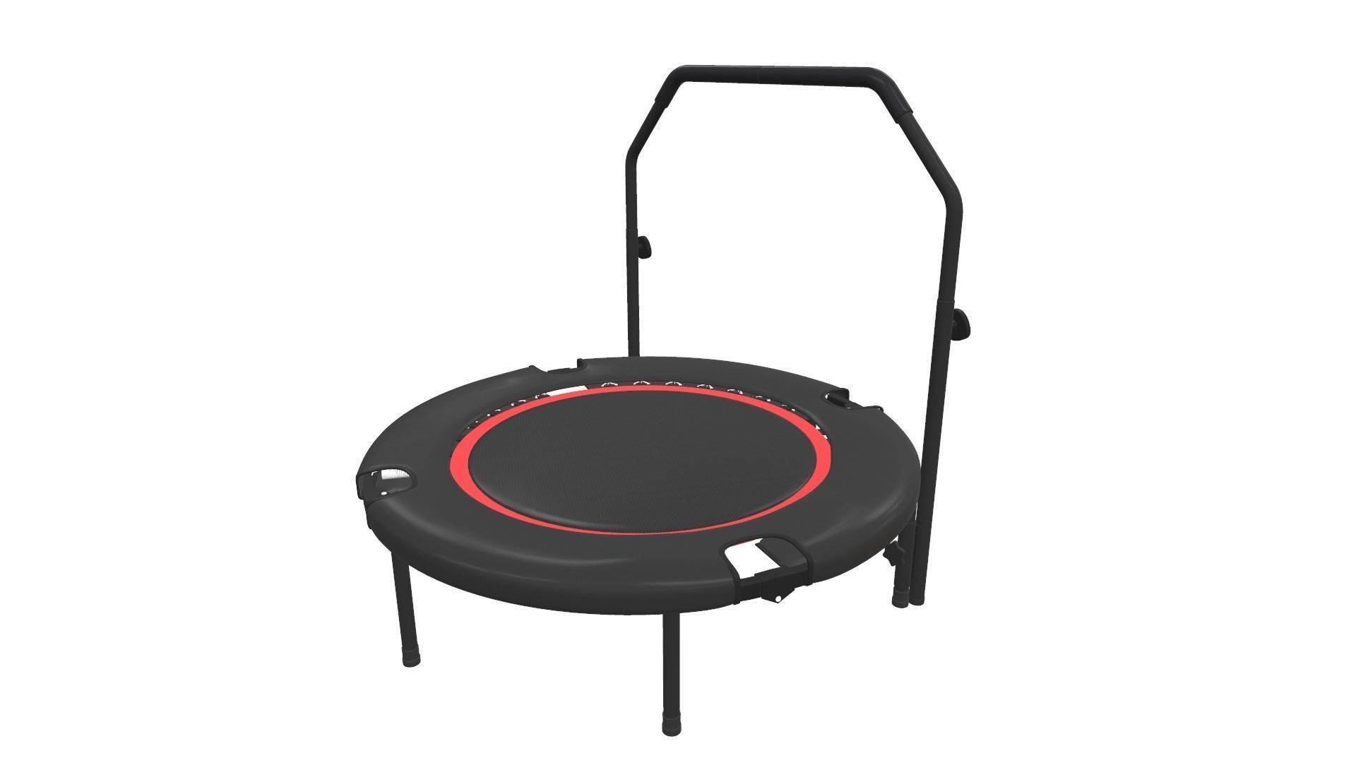 Mini Trampoline Foldable 3D model_3