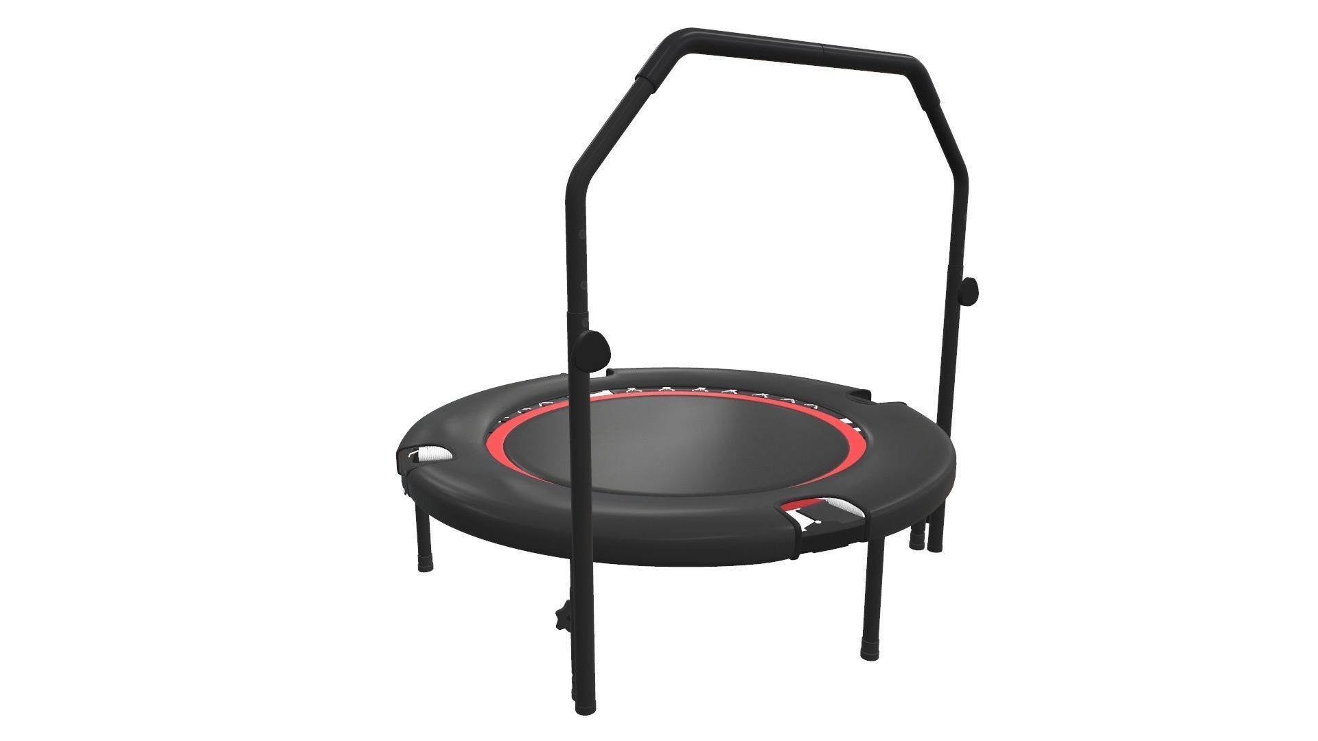Mini Trampoline Foldable 3D model_4