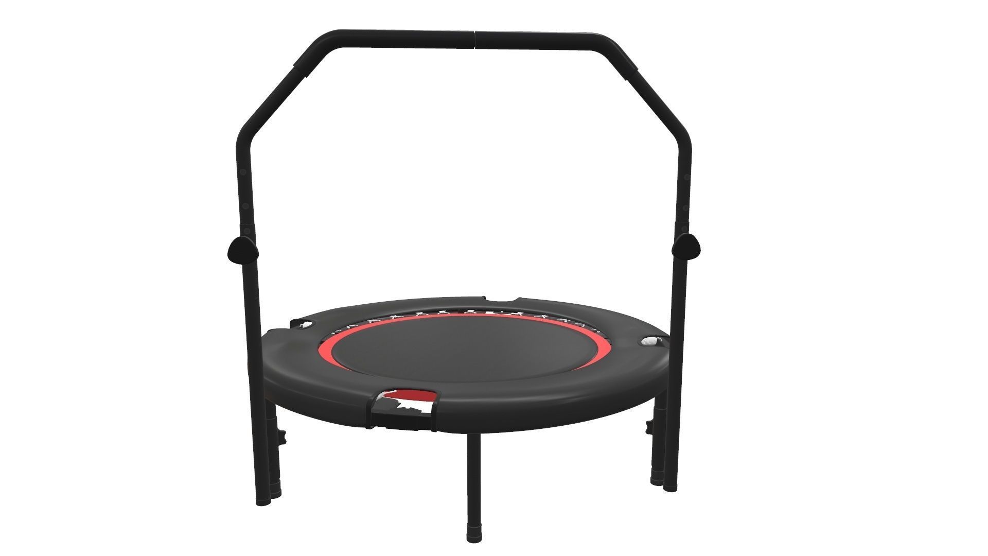 Mini Trampoline Foldable 3D model_5