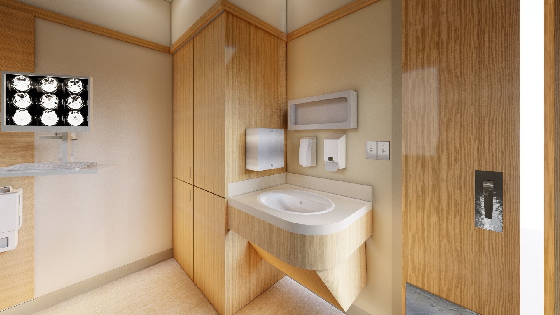 intensive care room 3D model_5