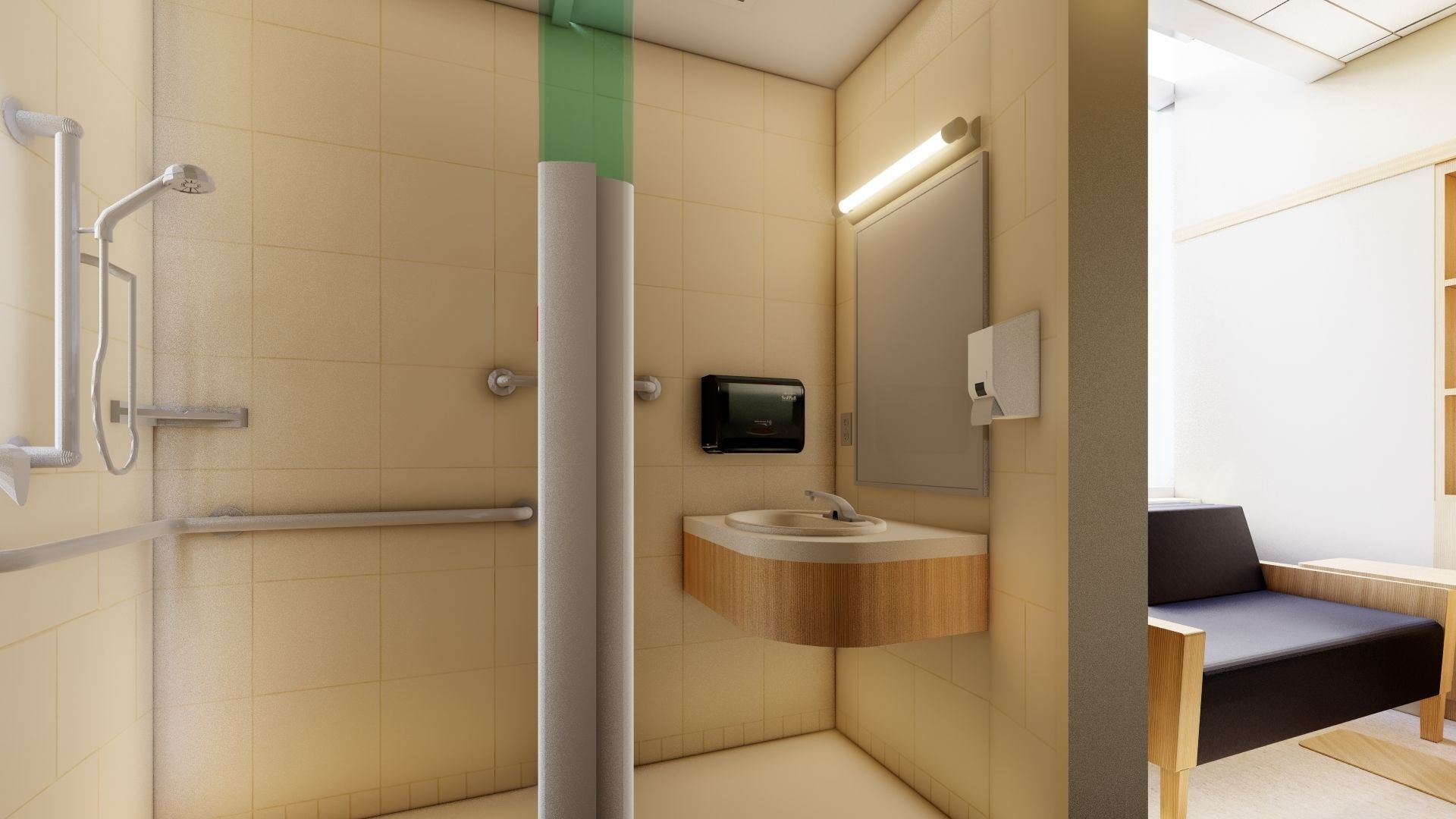 intensive care room 3D model_8