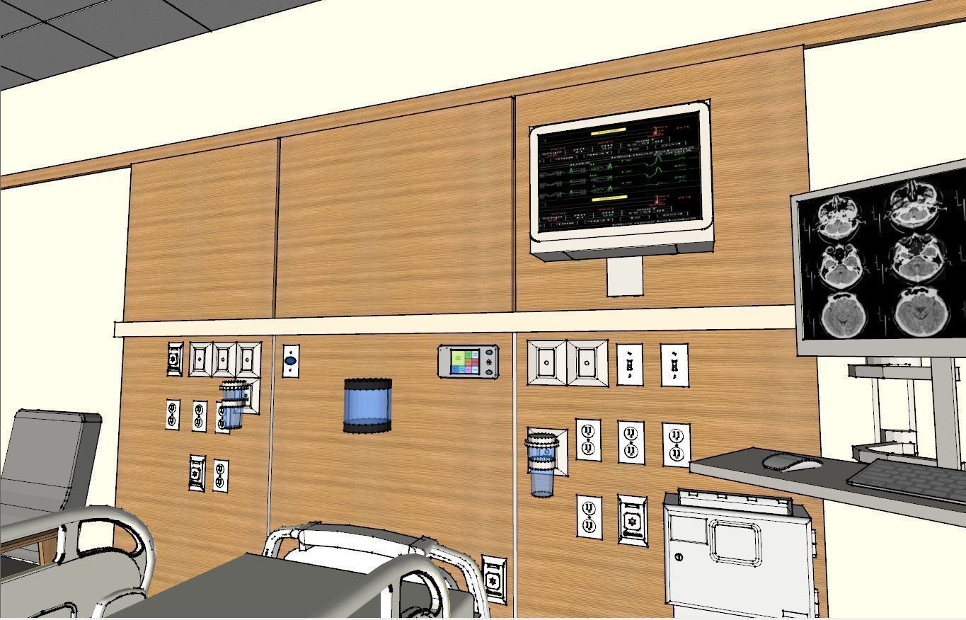 intensive care room 3D model_12