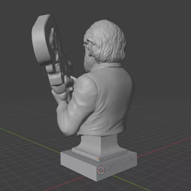 Stanley Kubrick 3D print model_12