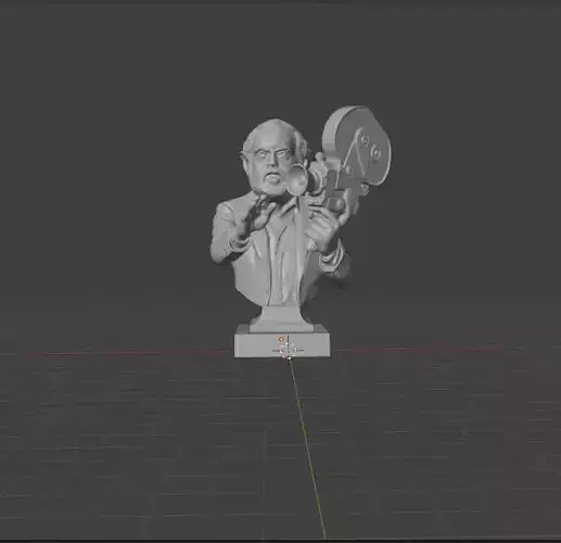 Stanley Kubrick 3D print model Stanley Kubrick 3D print model