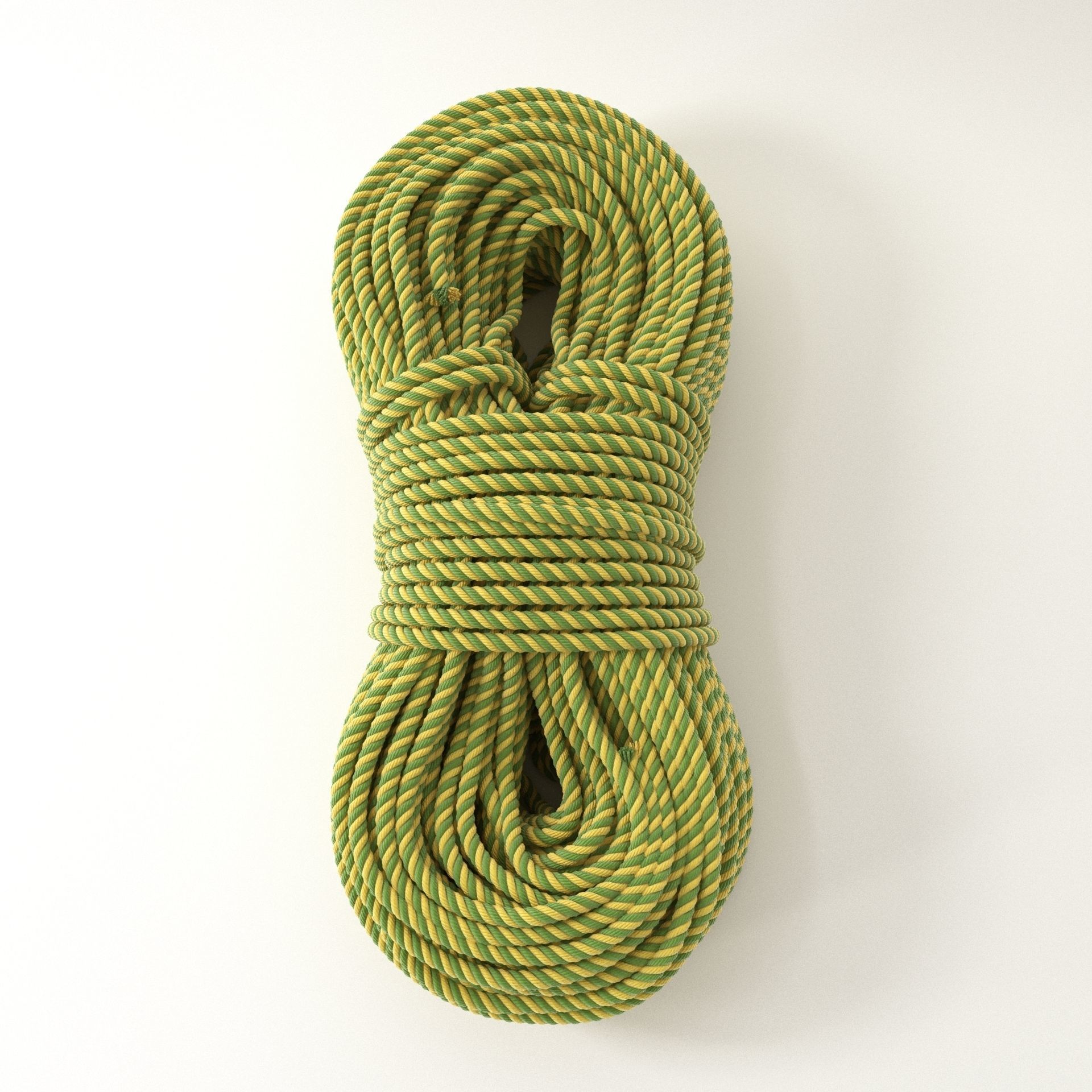 coiled rope 3d model Free 3D model_1