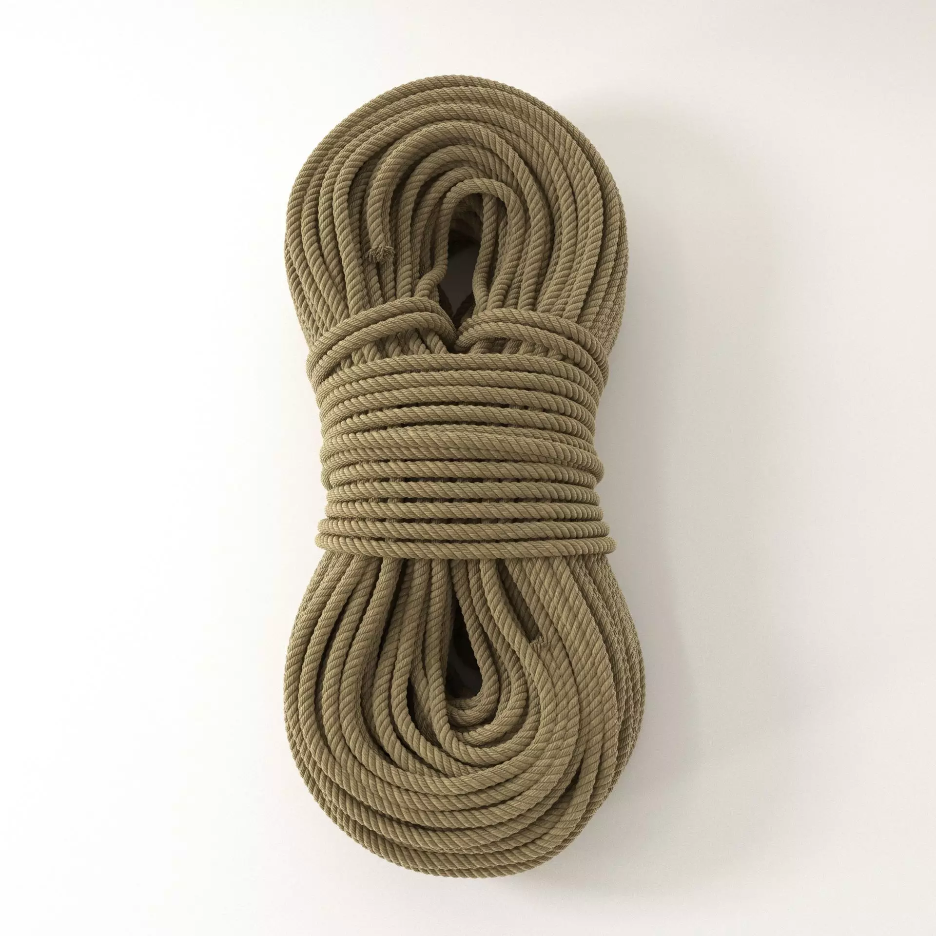coiled rope 3d model Free 3D model_0