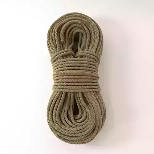 coiled rope 3d model Free 3D model