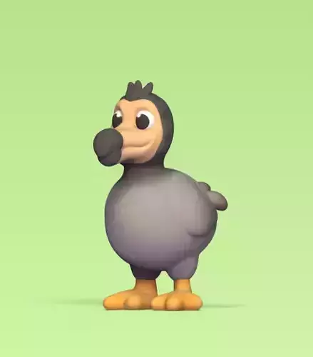 Cute Dodo 3D print model