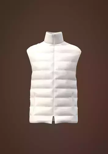 Gilet vest women 3d model