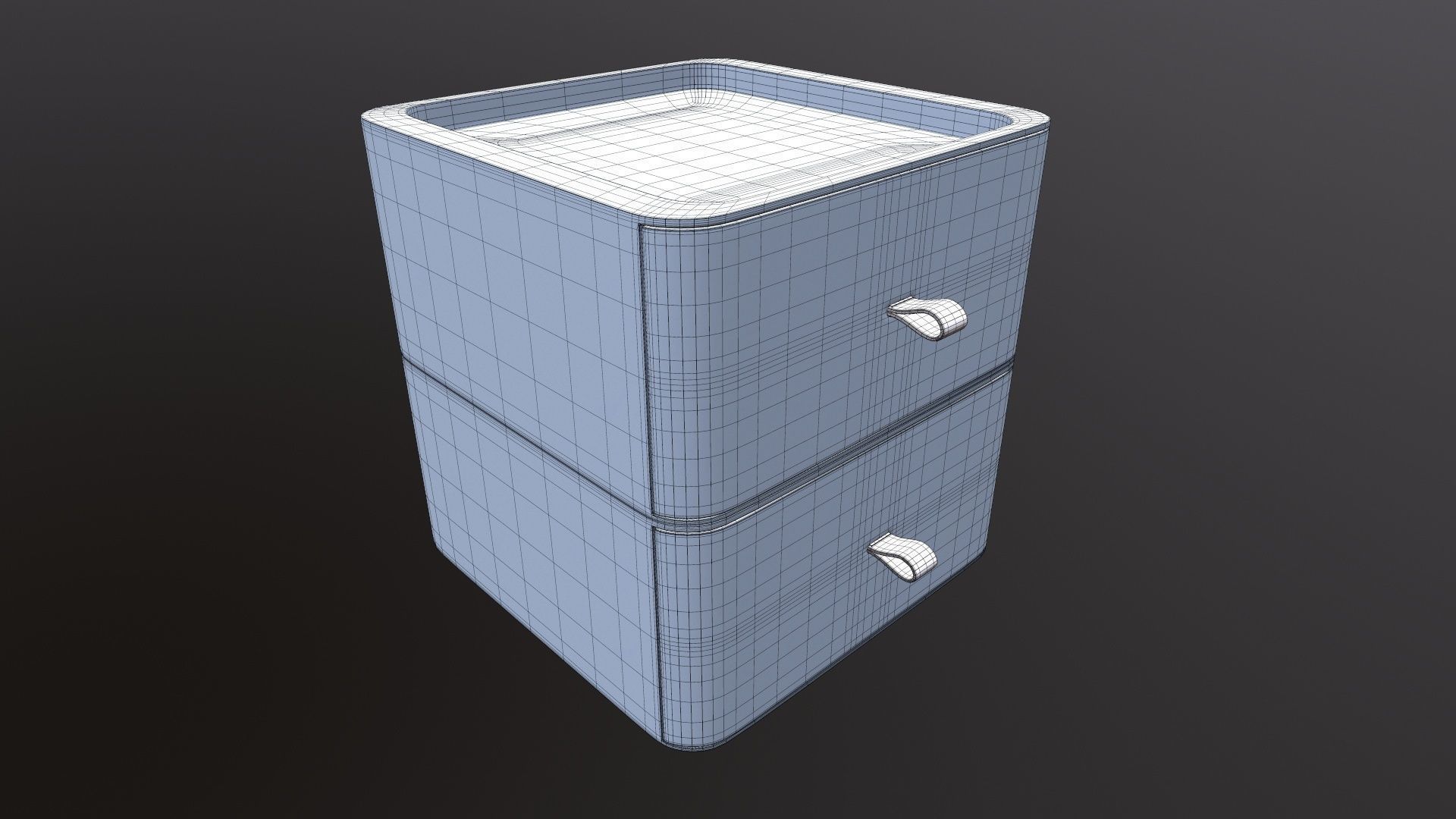 Plastic Organizer Desktop Drawer 3D model_9