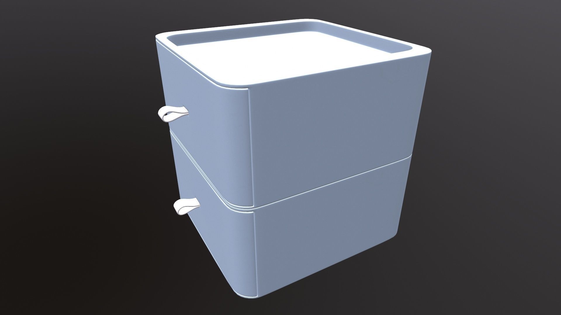 Plastic Organizer Desktop Drawer 3D model_3