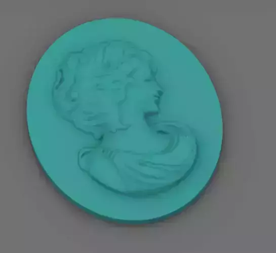 QUEEN CAMEO BAS RELIEF FOR CNC WOOD STONE ENGRAVING 3D print model