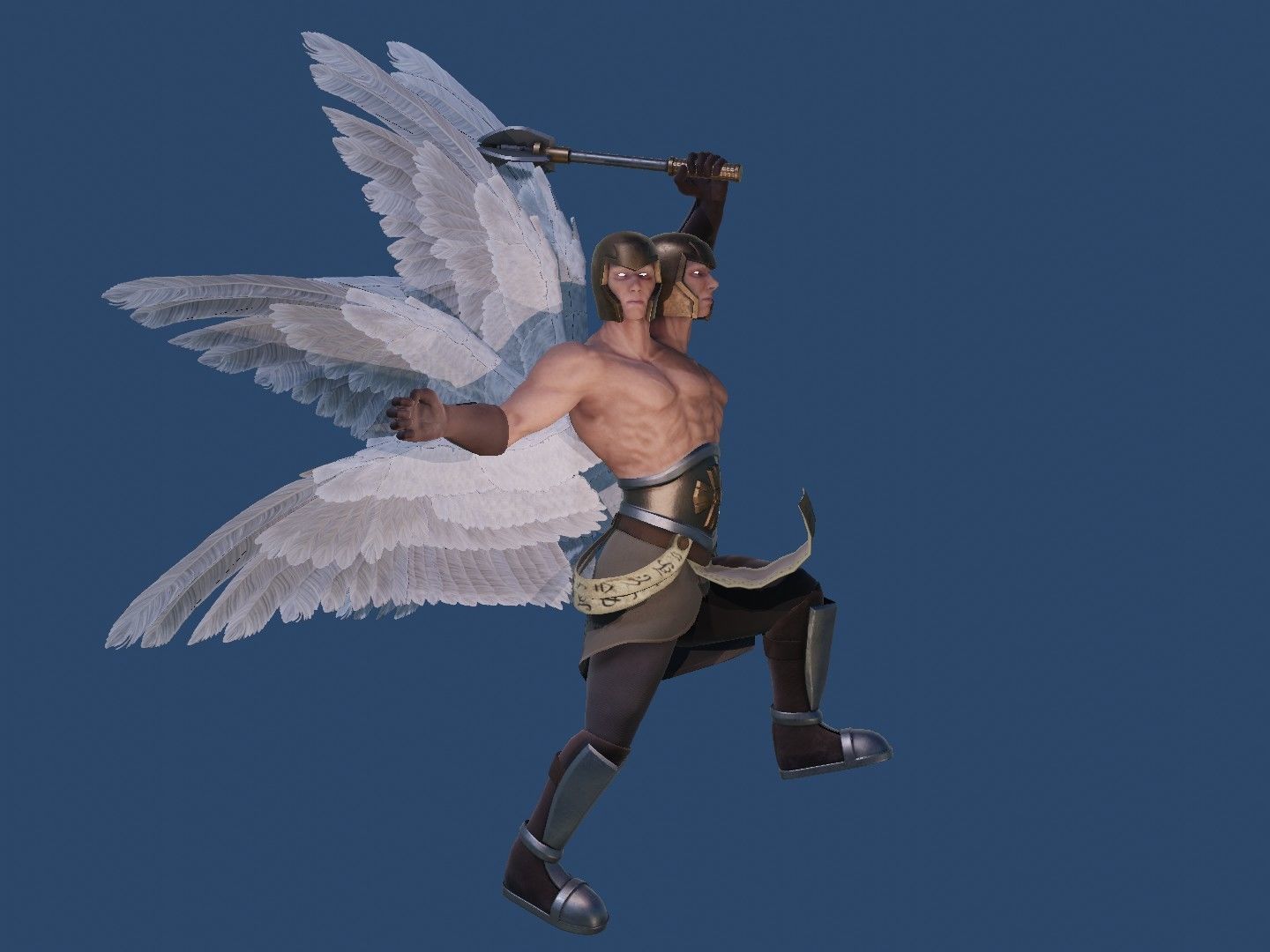 Angel Avatar Low-poly 3D model_19