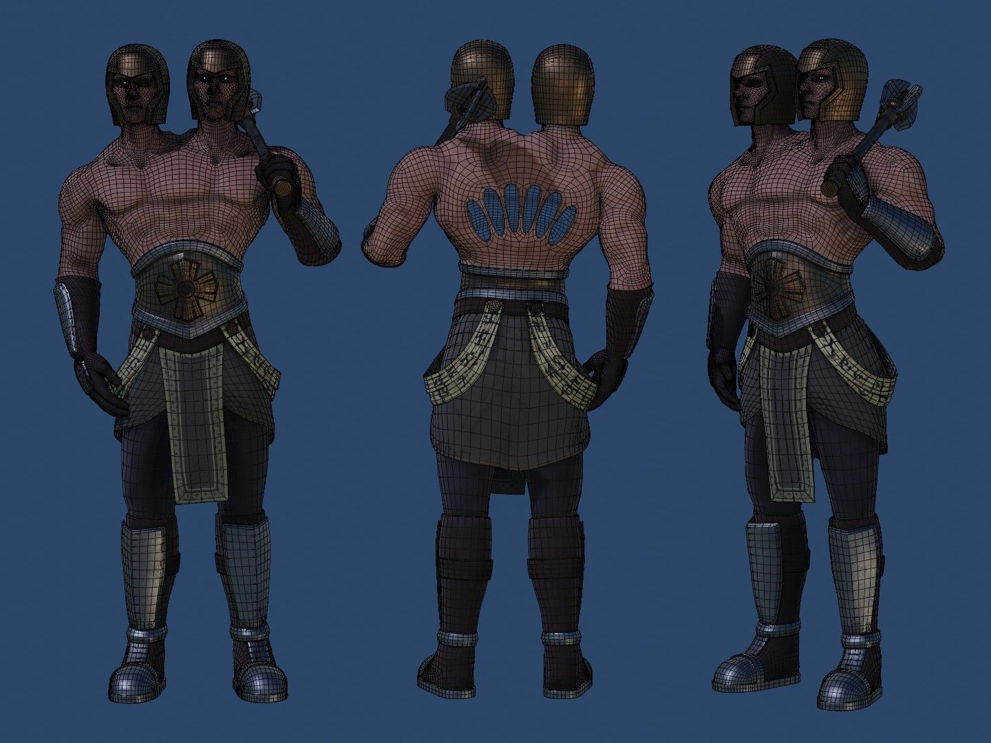 Angel Avatar Low-poly 3D model_4