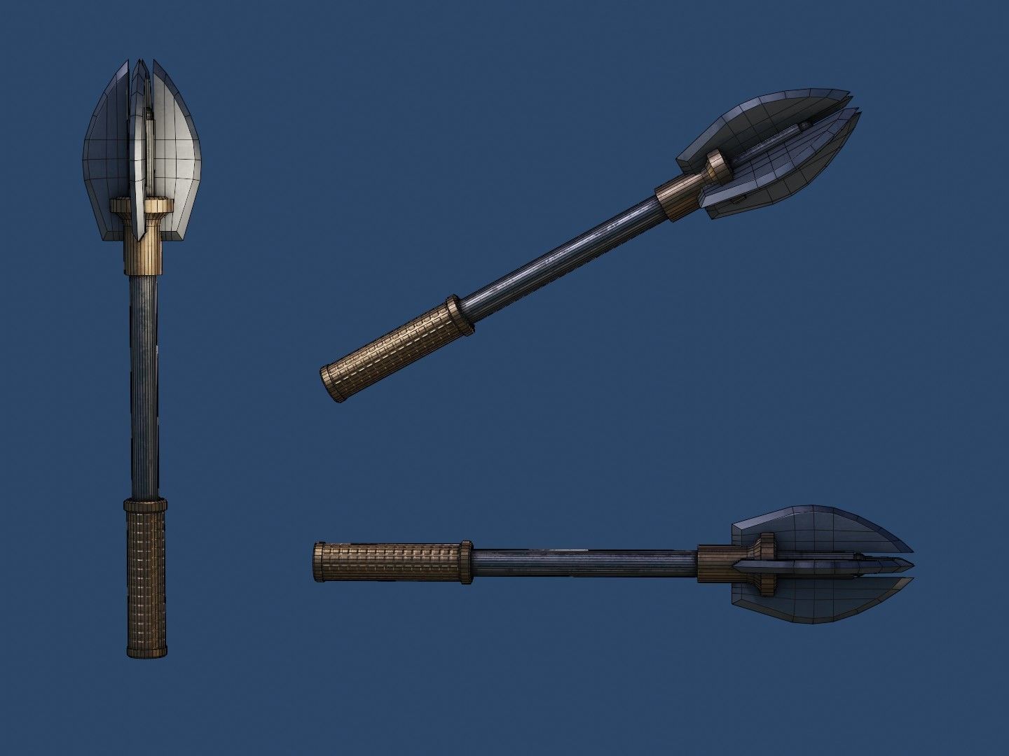 Angel Avatar Low-poly 3D model_16