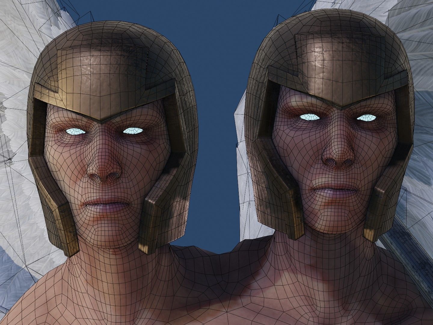 Angel Avatar Low-poly 3D model_12