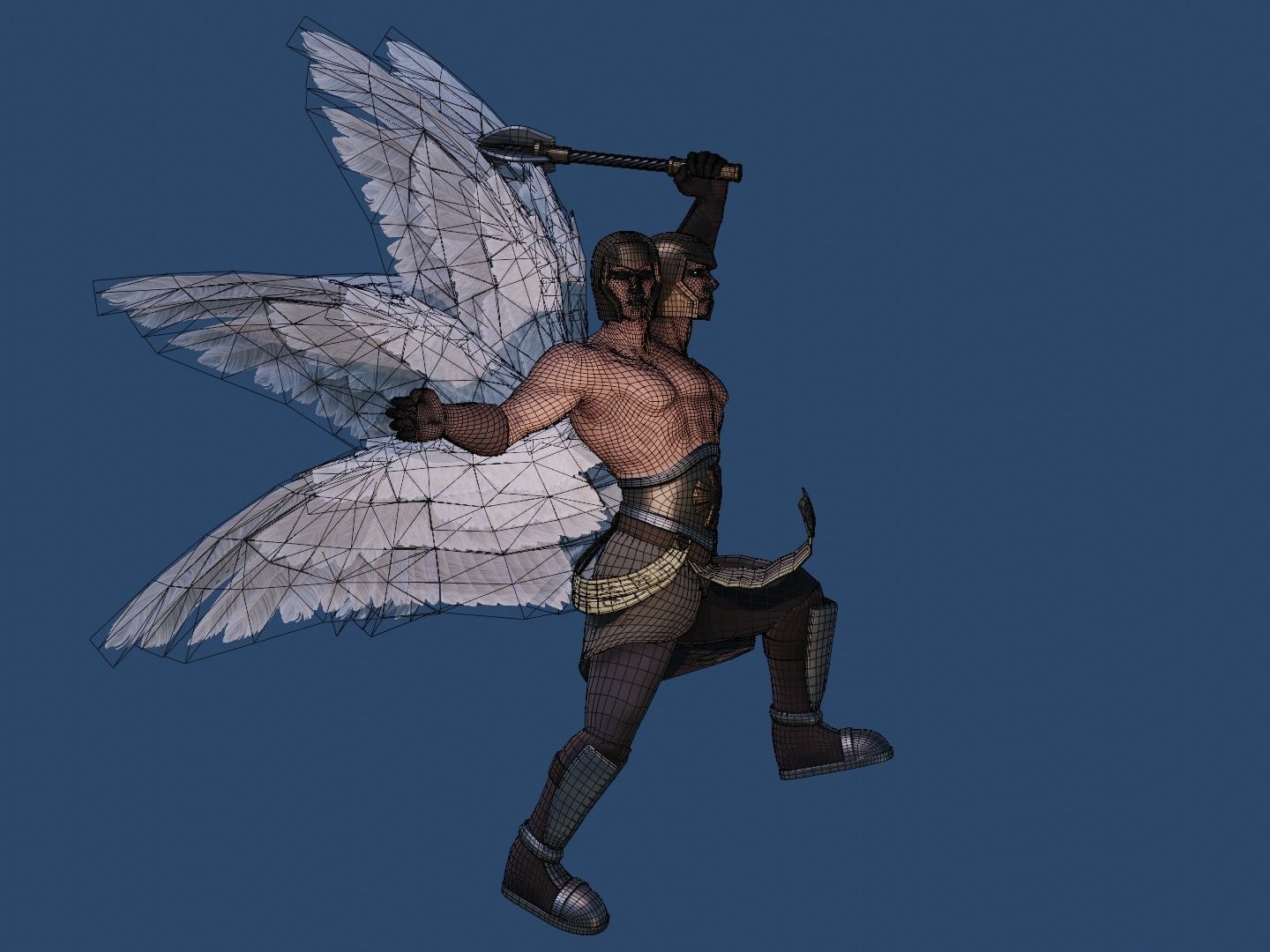 Angel Avatar Low-poly 3D model_20