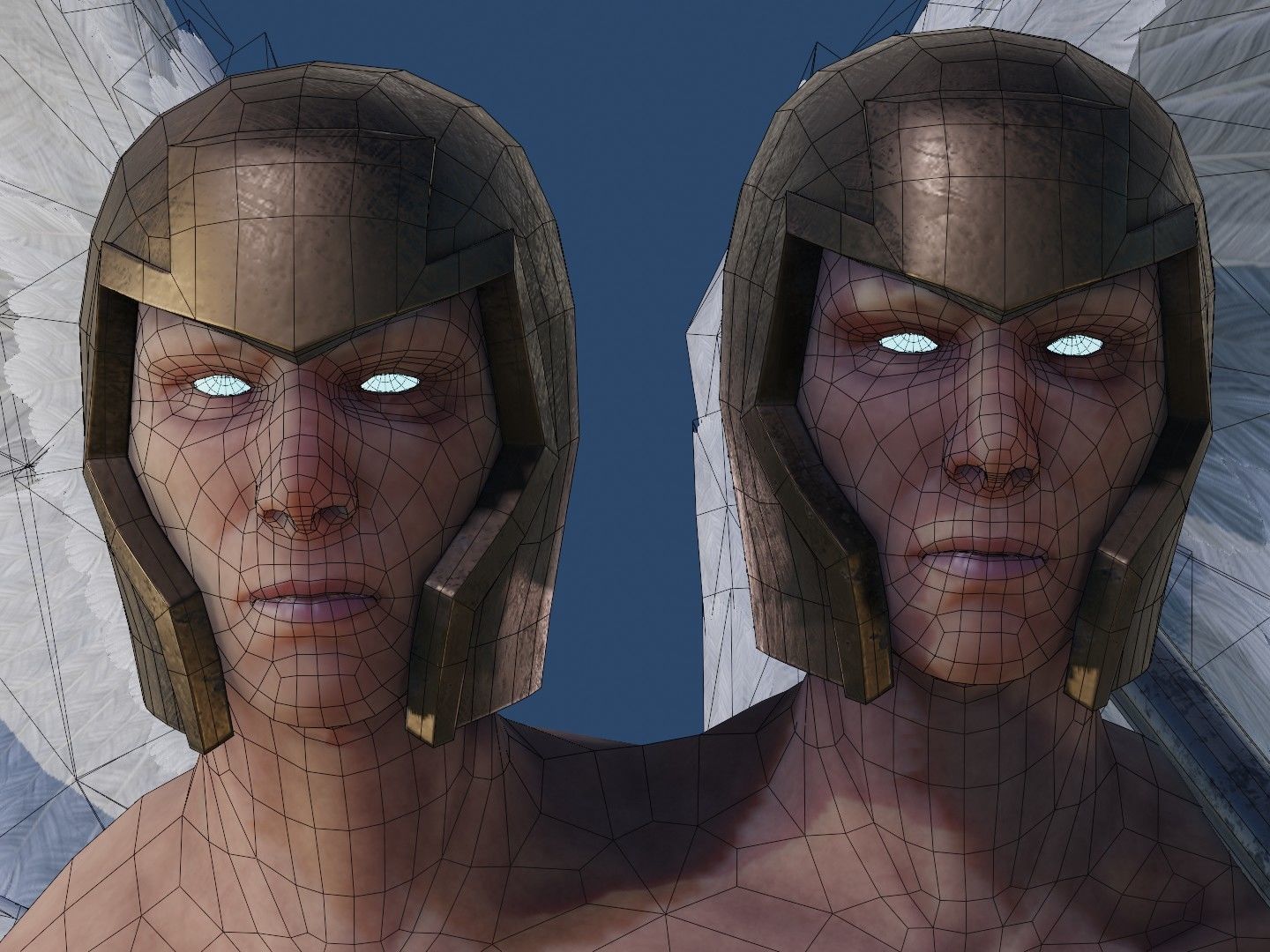 Angel Avatar Low-poly 3D model_14