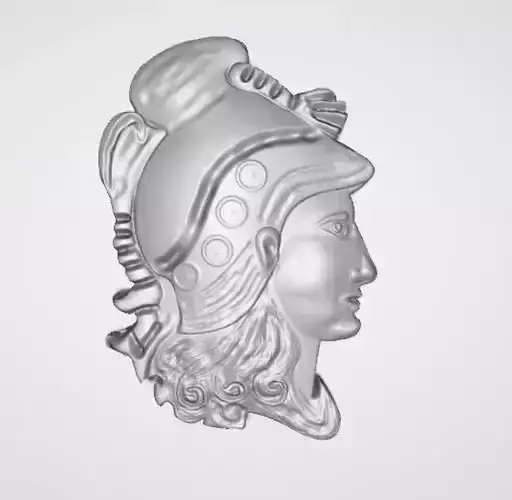 GREEK KING BAS RELIEF DESIGN 