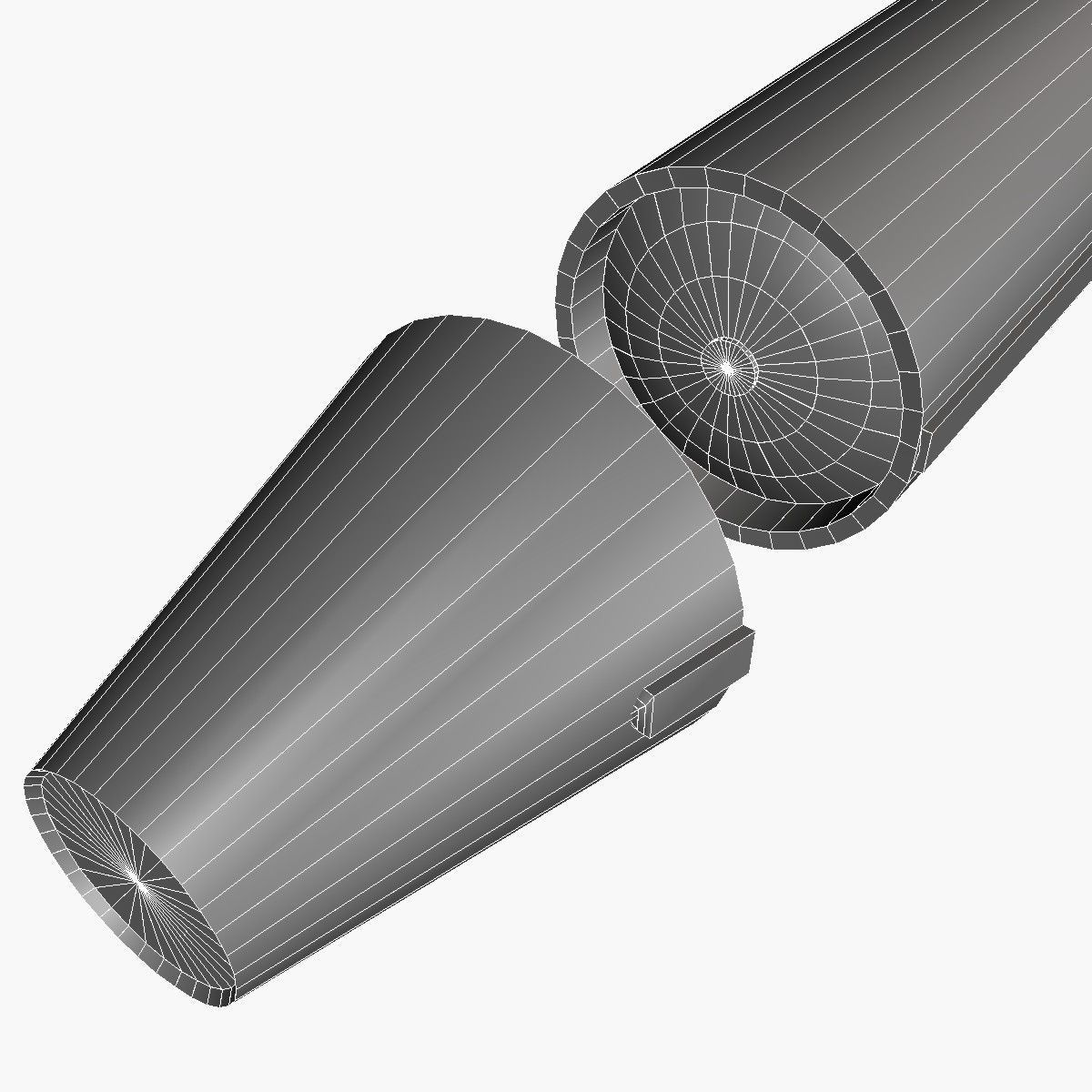 CSS-N-3 Ballitic Missile Low-poly 3D model_12