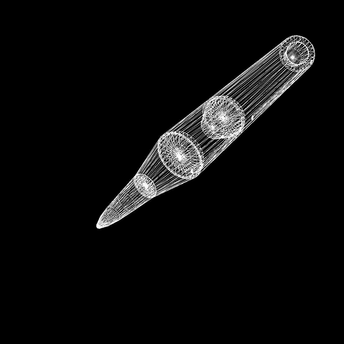 CSS-N-3 Ballitic Missile Low-poly 3D model_15