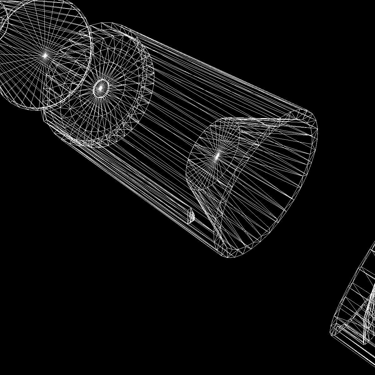 CSS-N-3 Ballitic Missile Low-poly 3D model_18