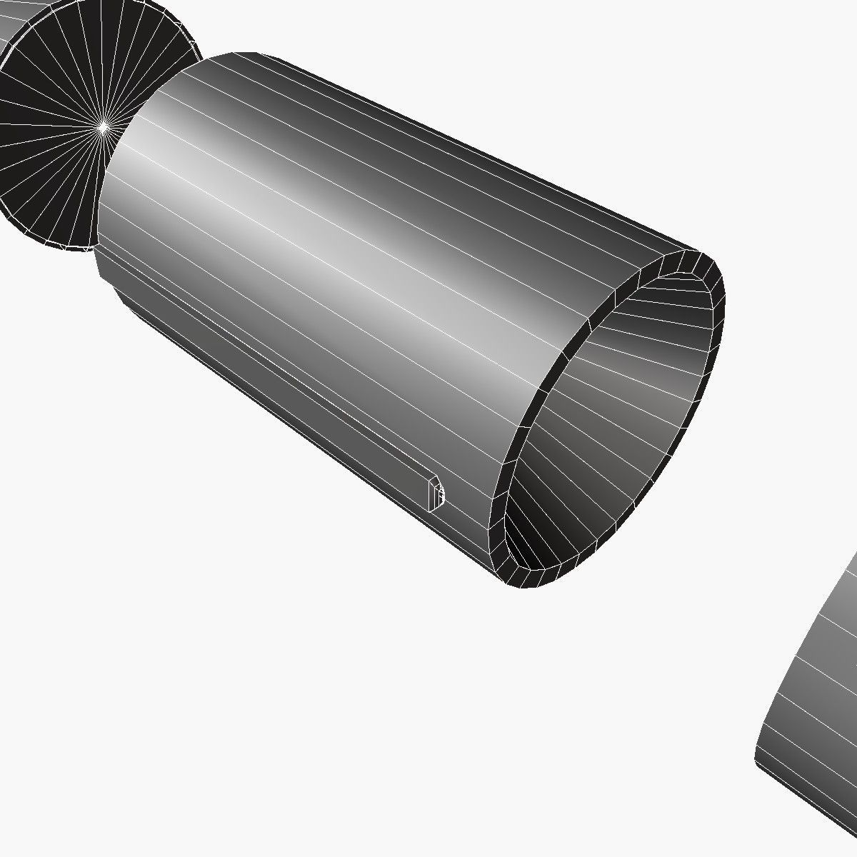 CSS-N-3 Ballitic Missile Low-poly 3D model_14