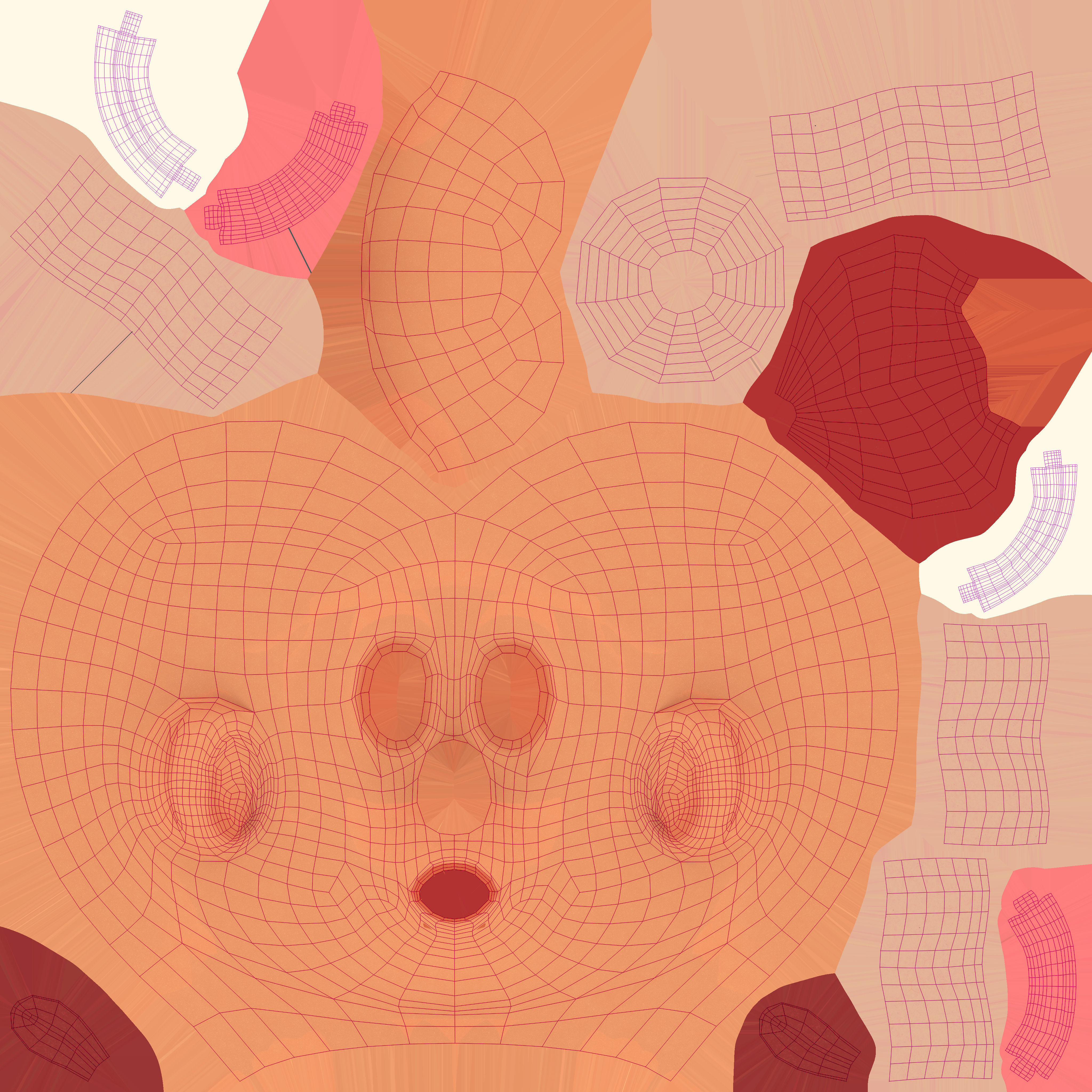 Mario And Luigi Low-poly 3D model_31