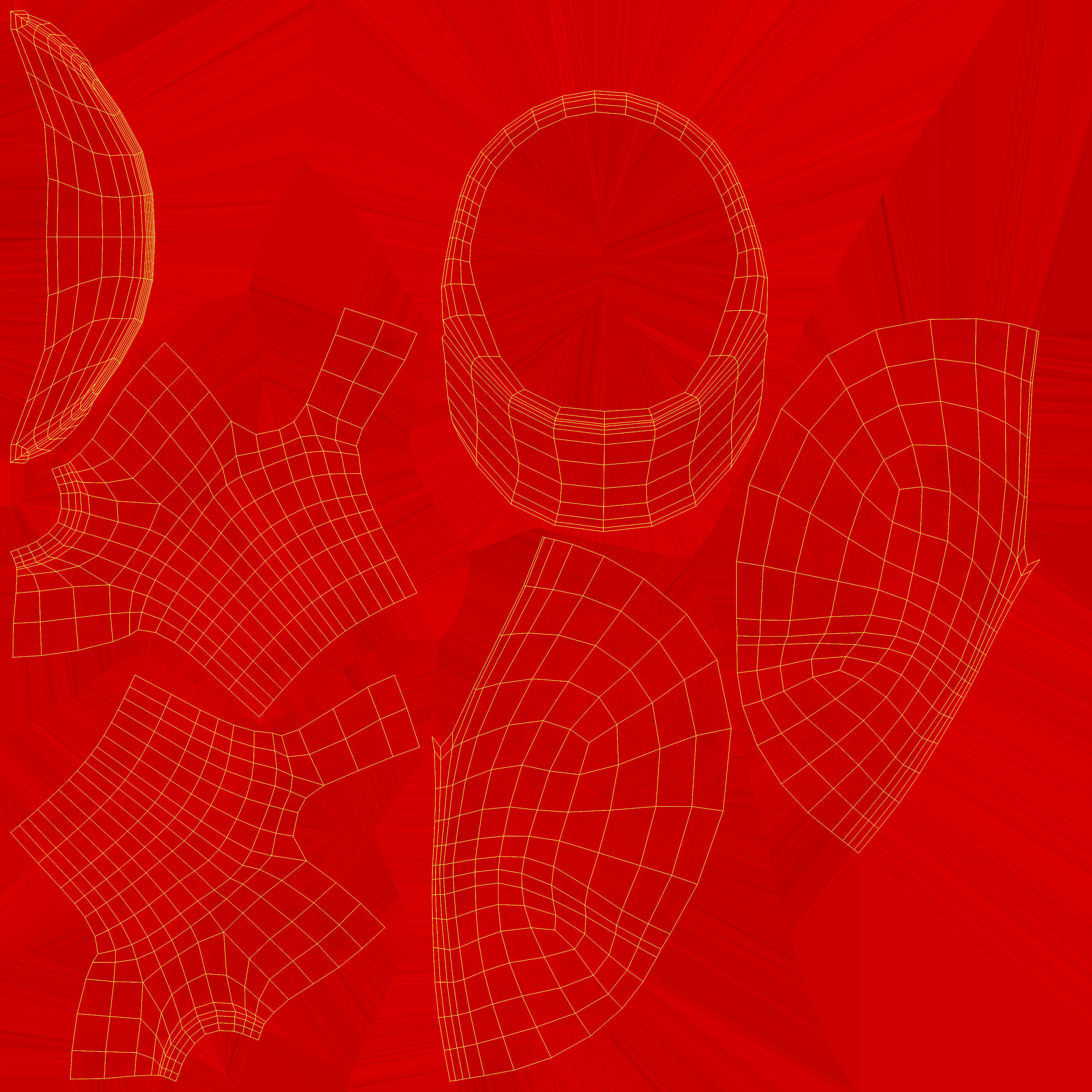 Mario And Luigi Low-poly 3D model_62