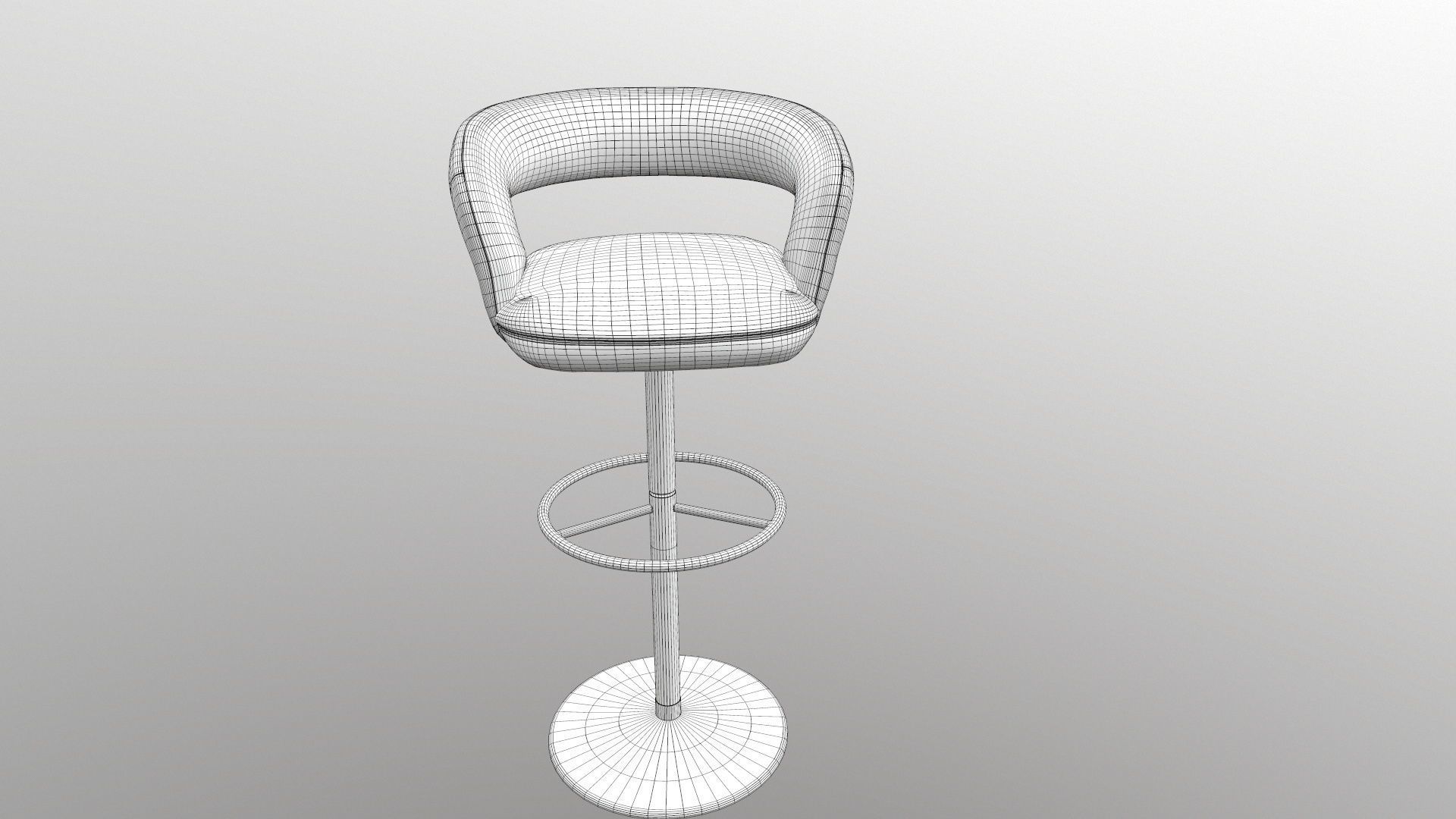 Bar Stool 3D model_19