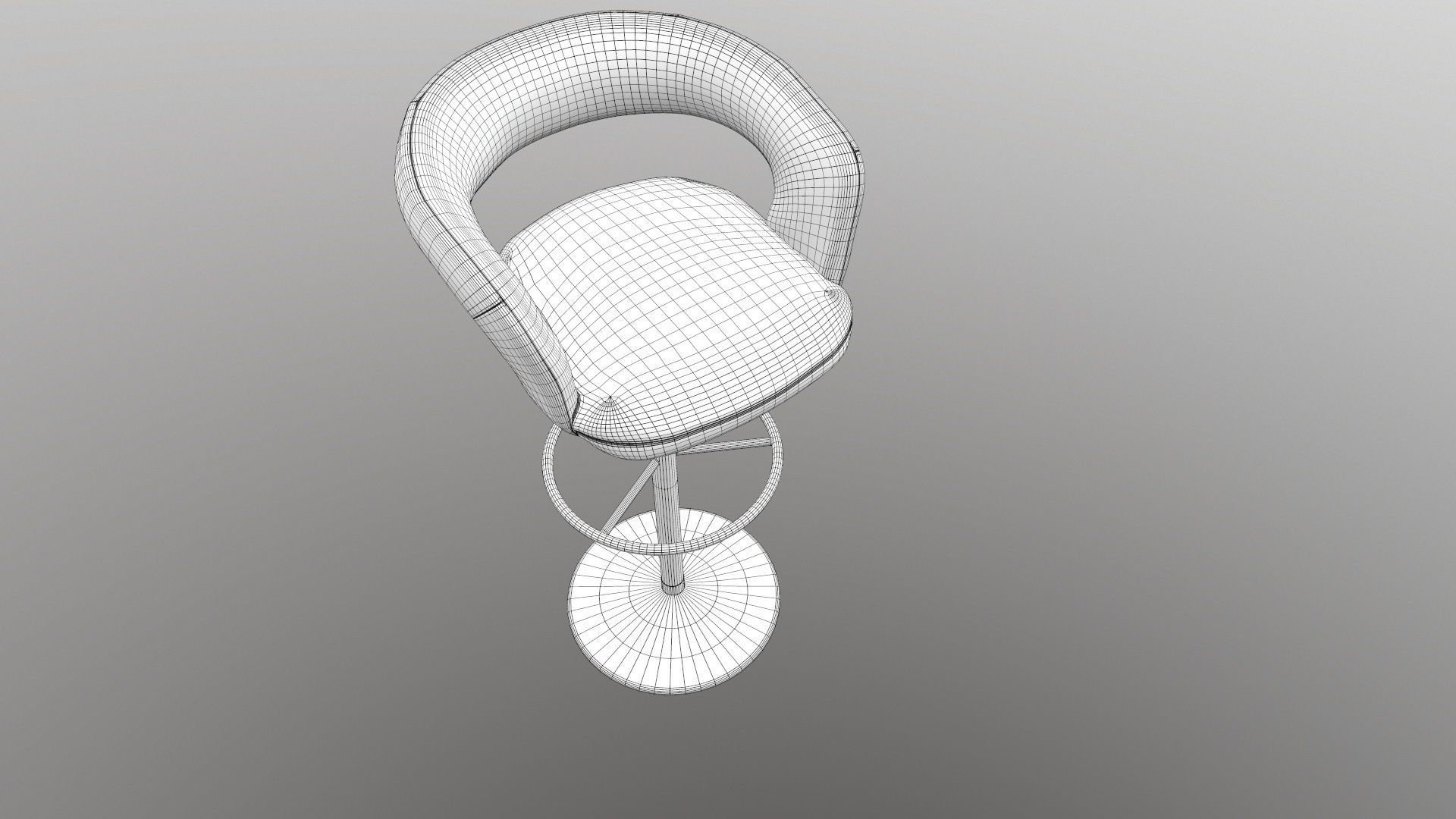 Bar Stool 3D model_21