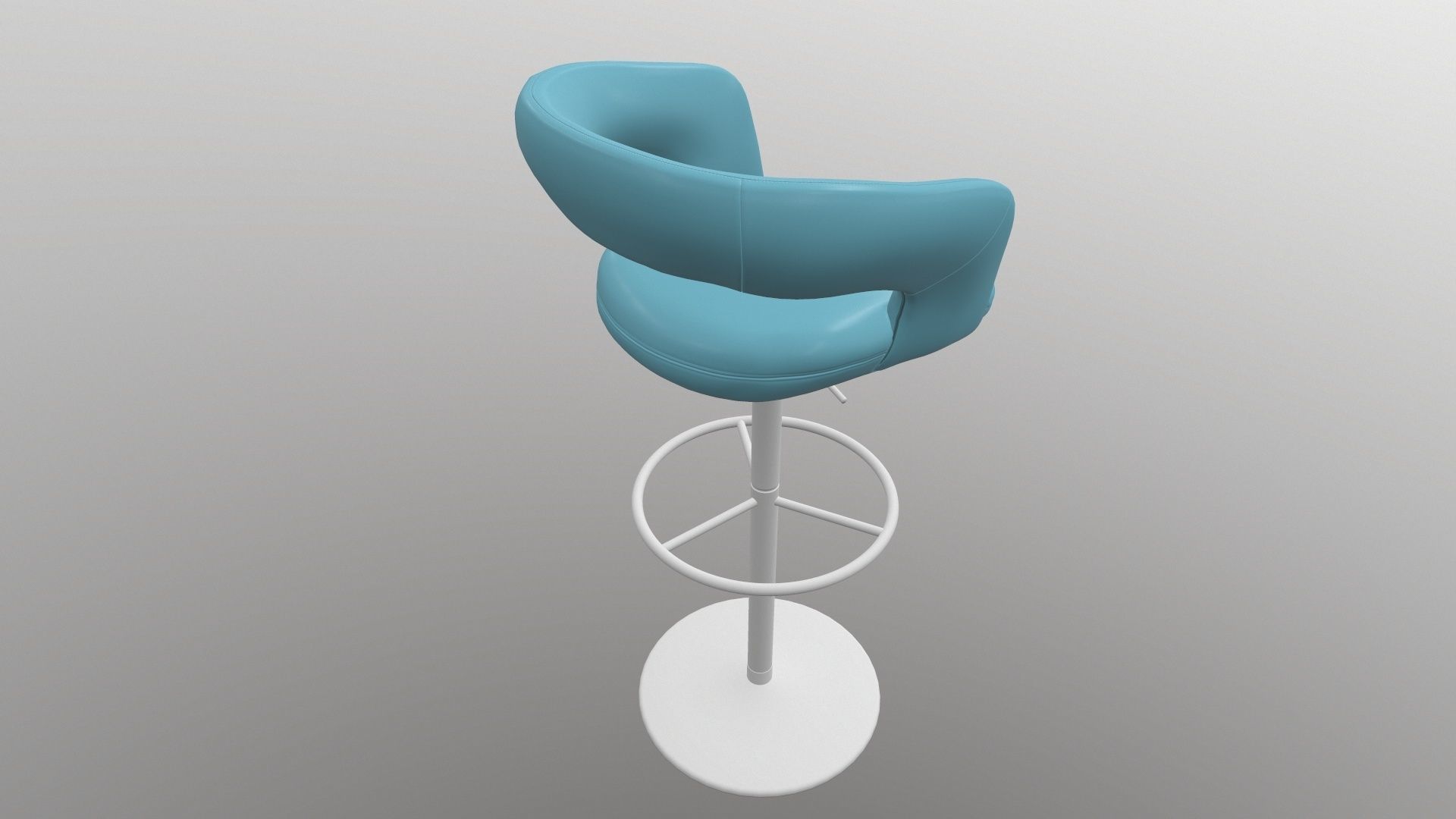 Bar Stool 3D model_5