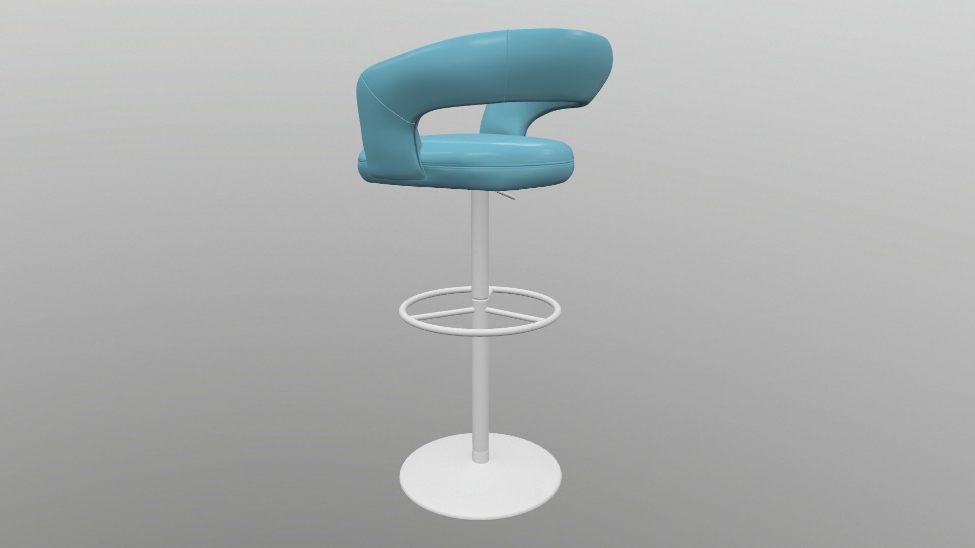 Bar Stool 3D model_10