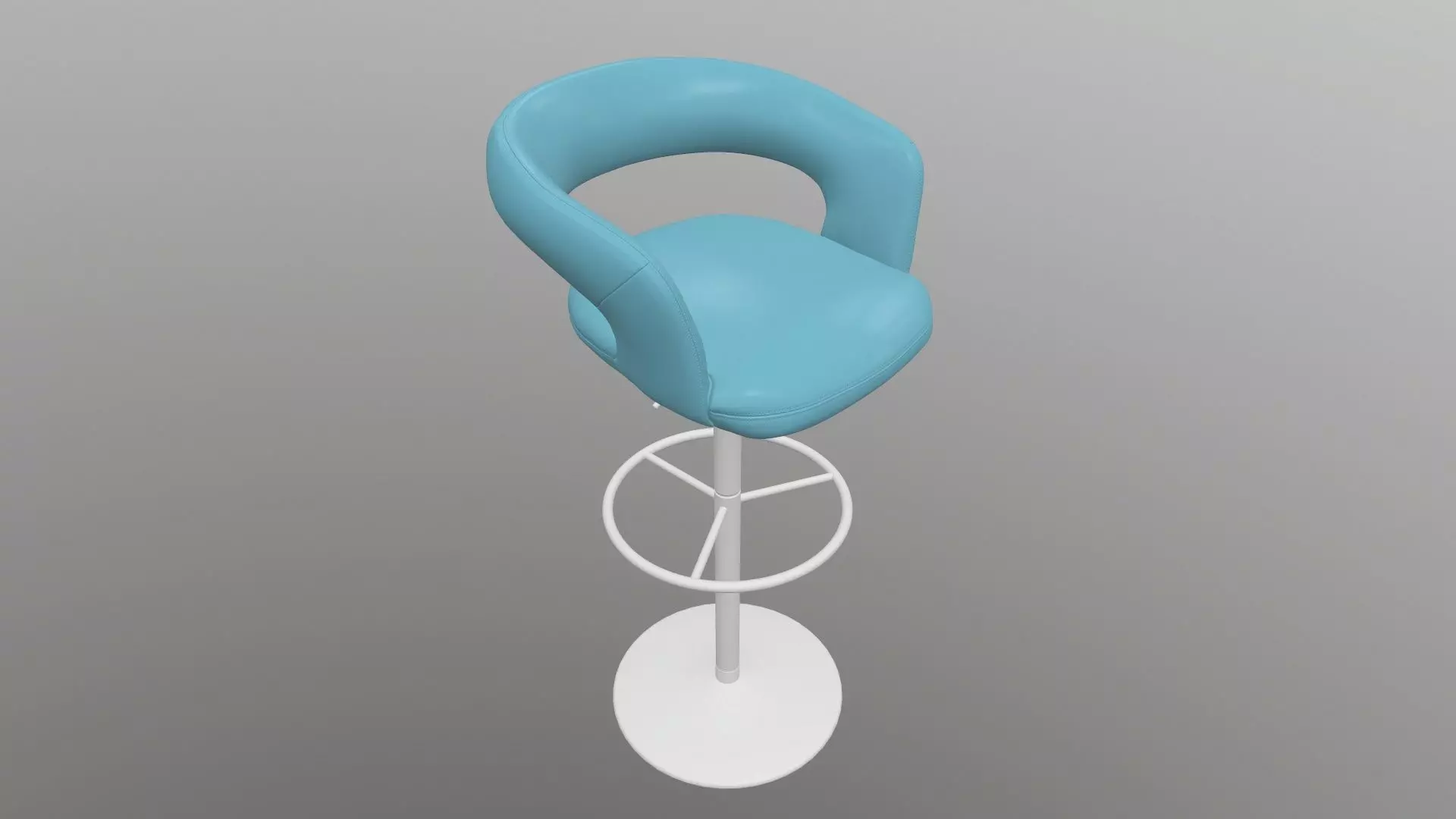 Bar Stool 3D model_0