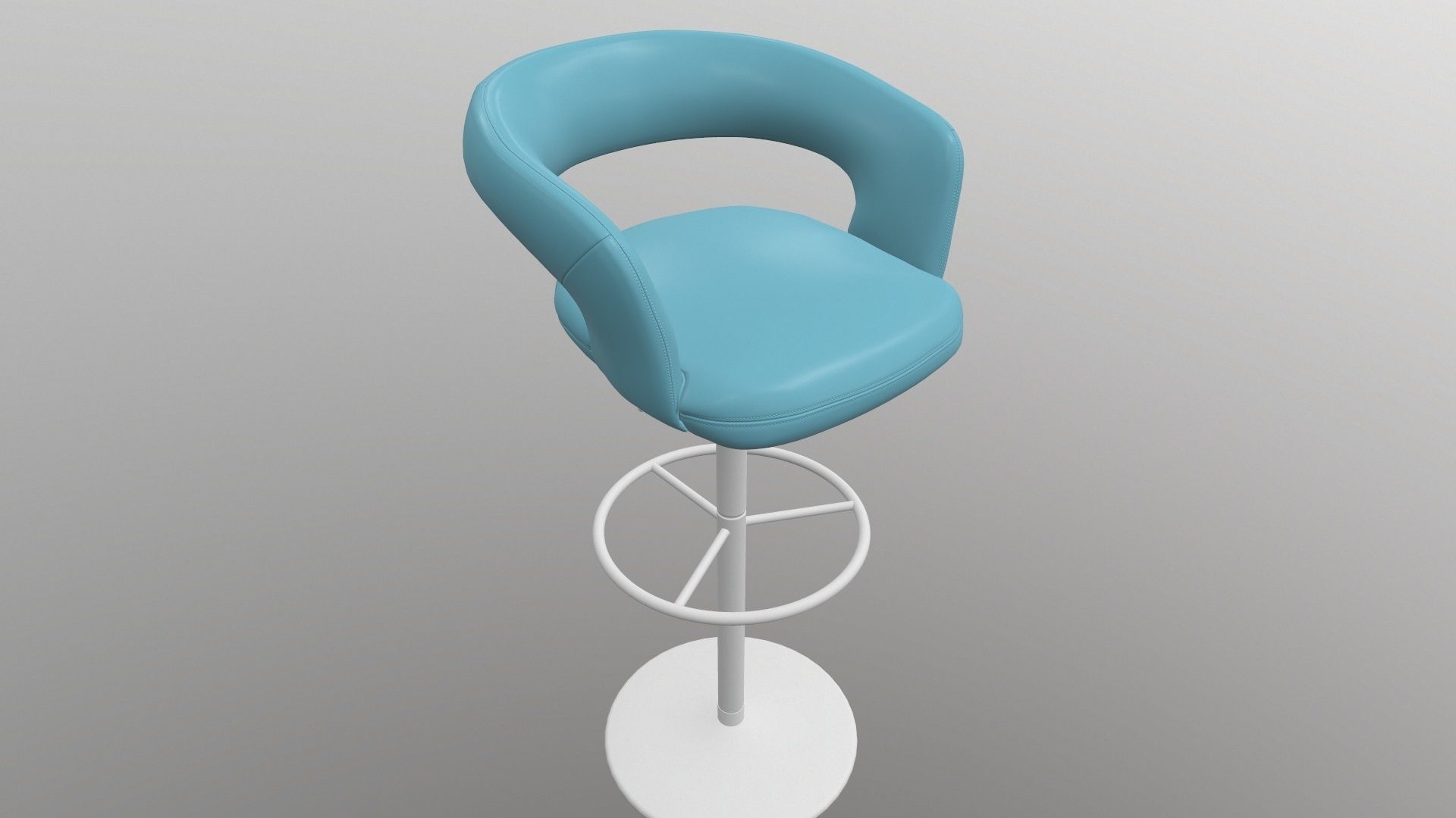 Bar Stool 3D model_6