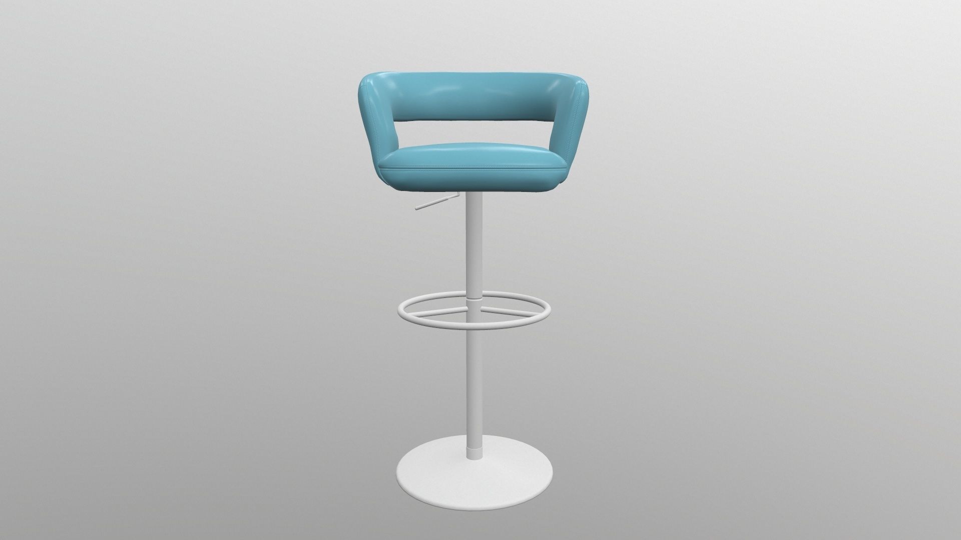 Bar Stool 3D model_7