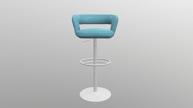 Bar Stool 3D model 7