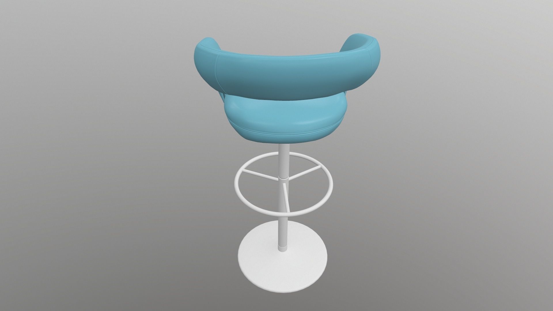 Bar Stool 3D model_4