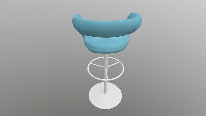 Bar Stool 3D model 4