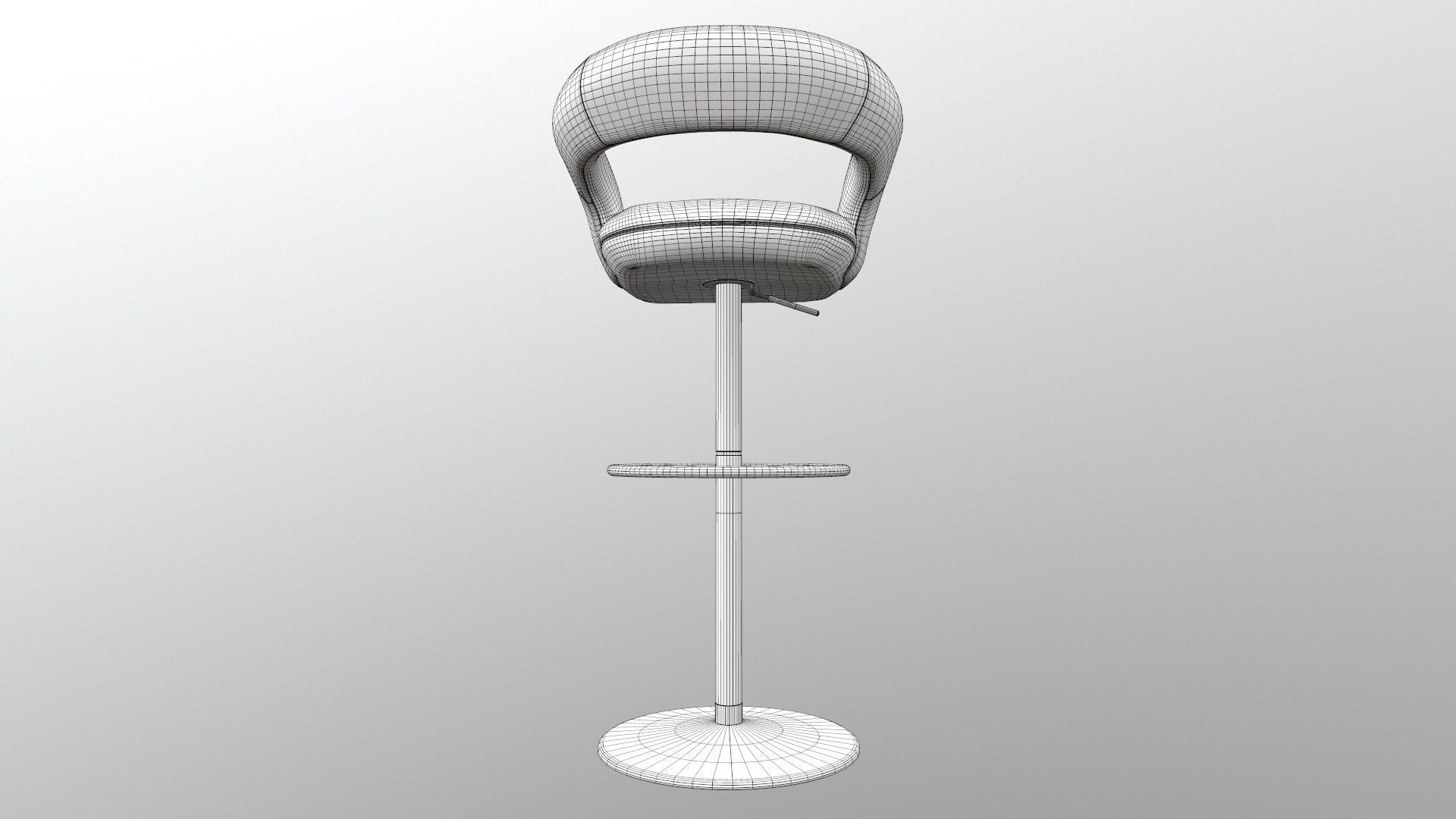Bar Stool 3D model_23