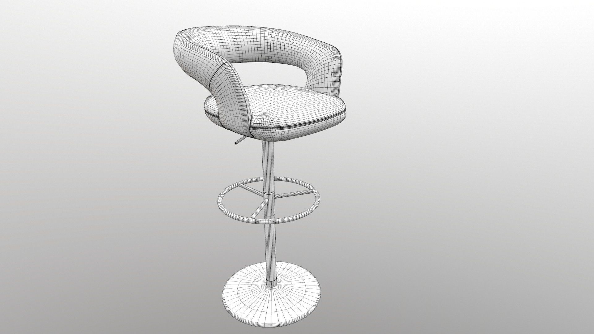Bar Stool 3D model_20