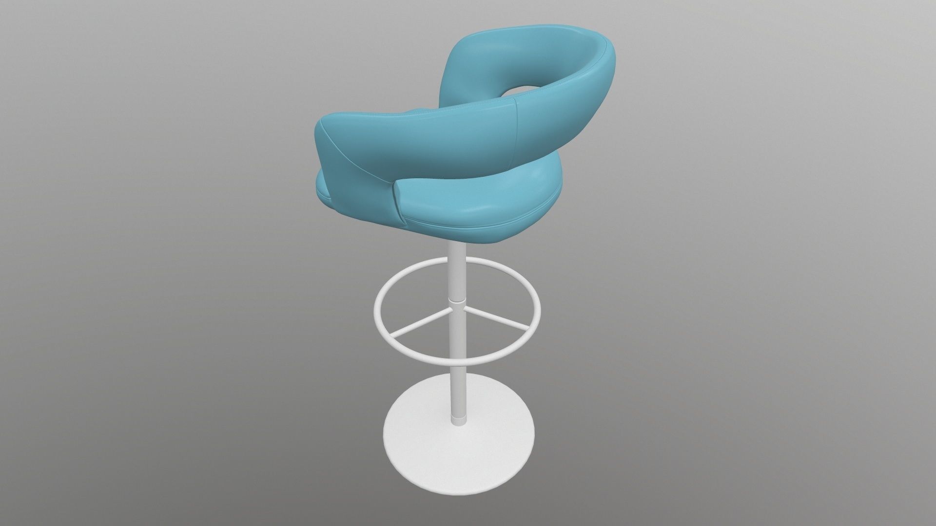Bar Stool 3D model_3